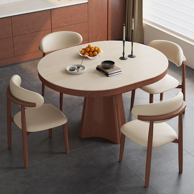 Wood Extending Dining Table Kitchen Children Designer High Writing Luxury Dining Table Modern Mesas De Jantar Home Furniture