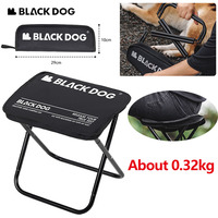 Naturehike BLACKDOG Folding Stool Aluminum Alloy Ultralight Seat Stool 600D Oxford Cloth Outdoor Camping Fishing Chair Portable