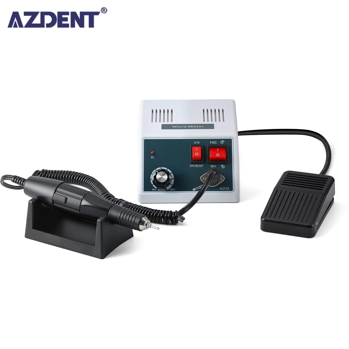 AZDENT طاحونة اليد للأسنان 204 مقبض مختبر ماراثون محرك صغري تلميع E-TYPE 35000 دورة في الدقيقة معدات مختبر الأسنان مجموعة طبيب الأسنان نصائح #1