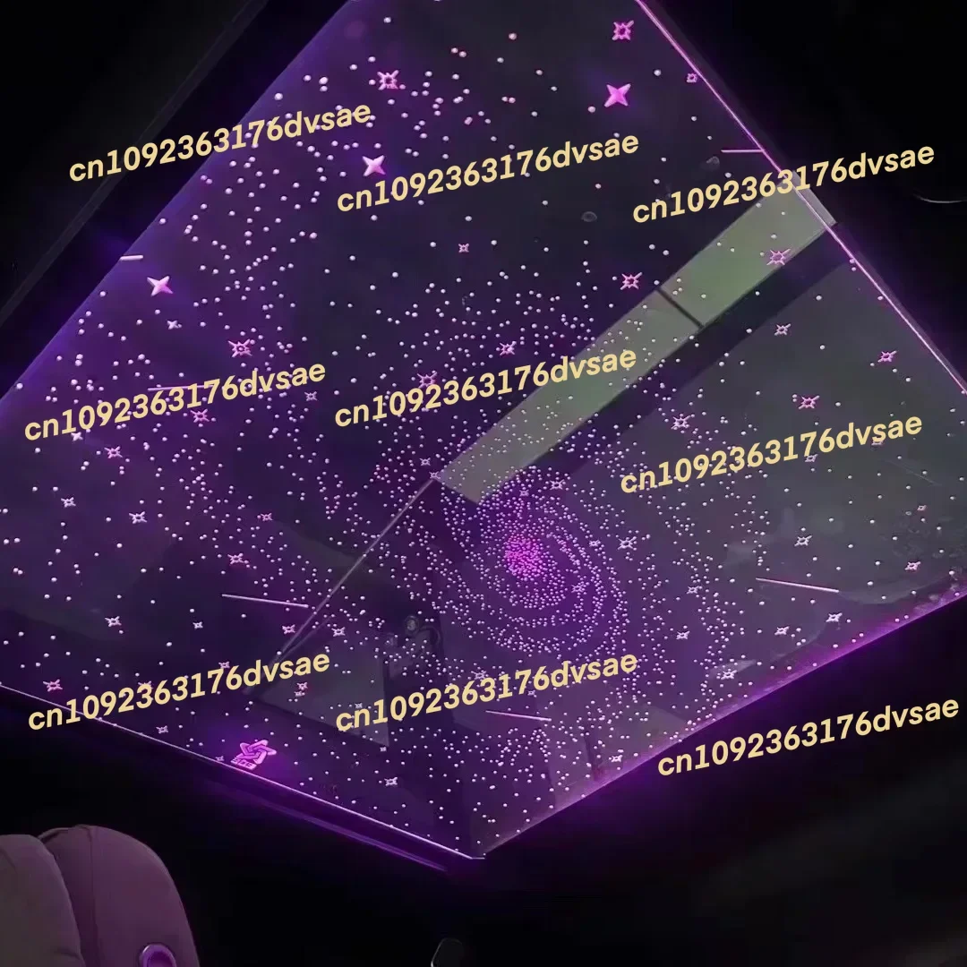 Nuevas luces decorativas para coche, luces de ambiente Interior, luces de ambiente de techo de cielo estrellado, techo solar panorámico, techo de película de cielo estrellado