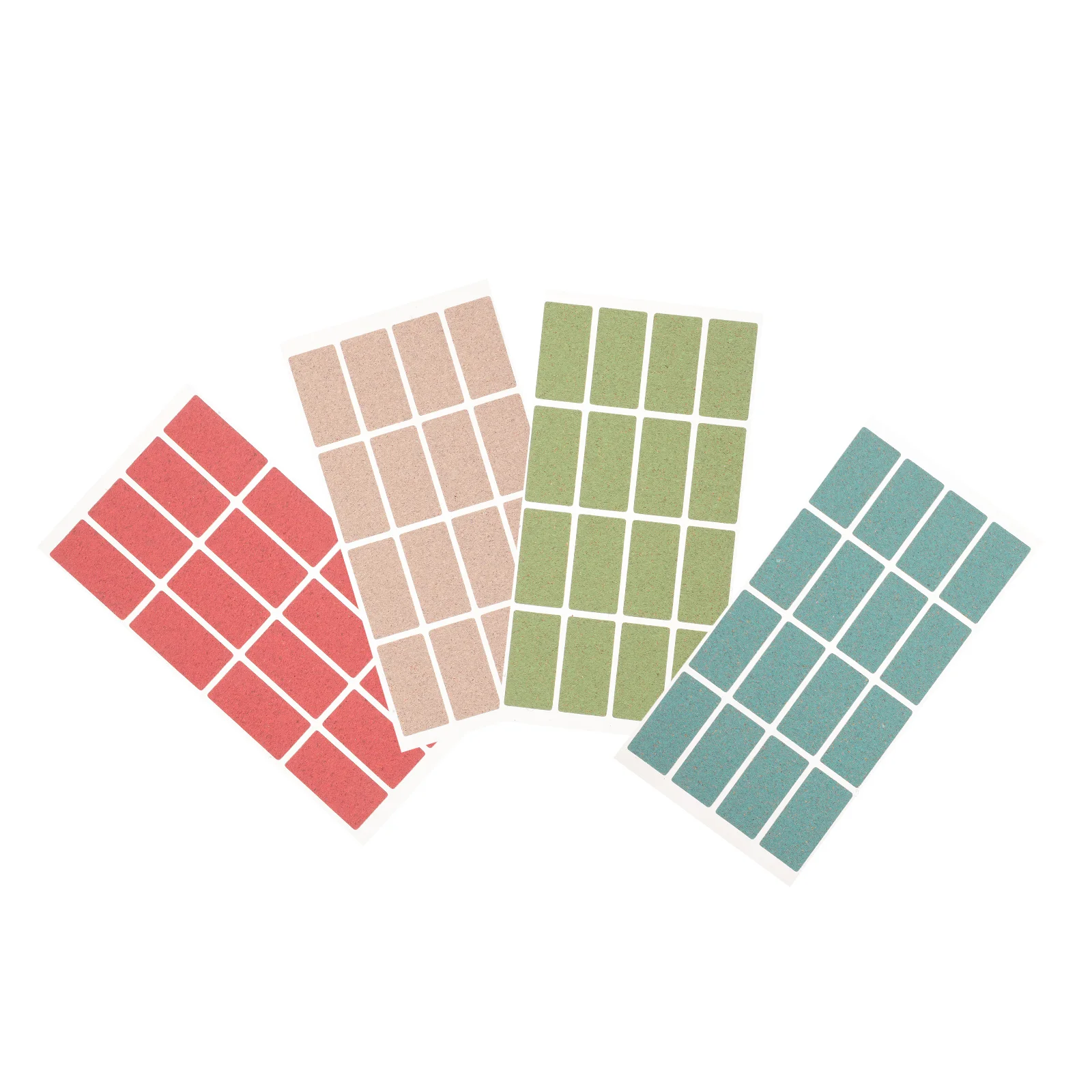 

4 Sheets Waterproof Colorful Name Tag Stickers Strong Adhesive Sorting Labels for School Office Baby Shower Favors Name Label