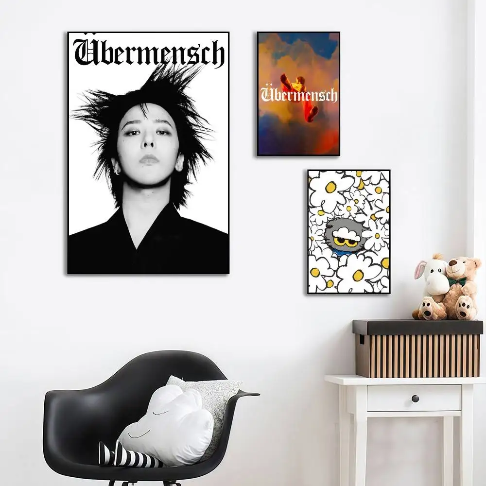 HOT SINGER G-G-GD  high-definition poster sticker, sprucing up home and room walls, available in diverse styles.