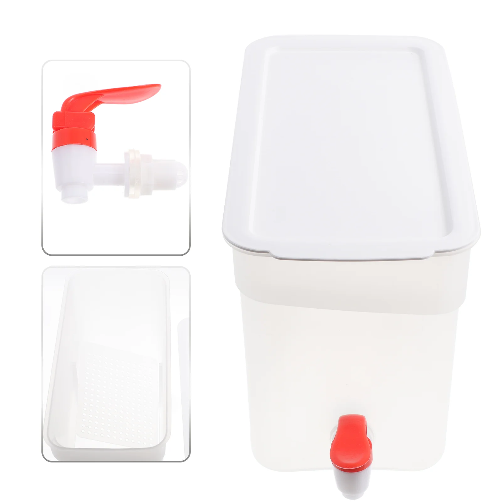 

Cold Water Bottle Beverage Refrigerator Milk Container Iced Coffee Pitcher for Fridge Hot Boiler Dispenser Small Room