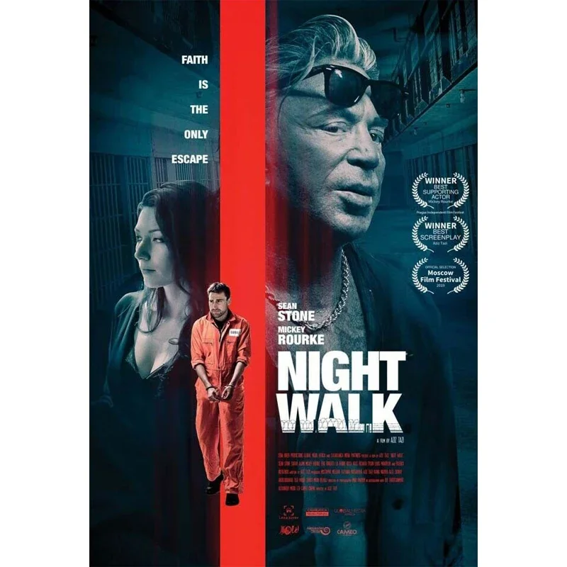 D0568 Night Walk Movie Silk Fabric Poster Art Decor Indoor Painting Gift