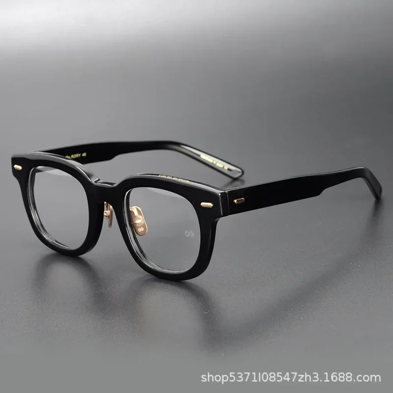 -style handmade glasses, retro personalized plate frames, square temperament men's and women's literary small faces