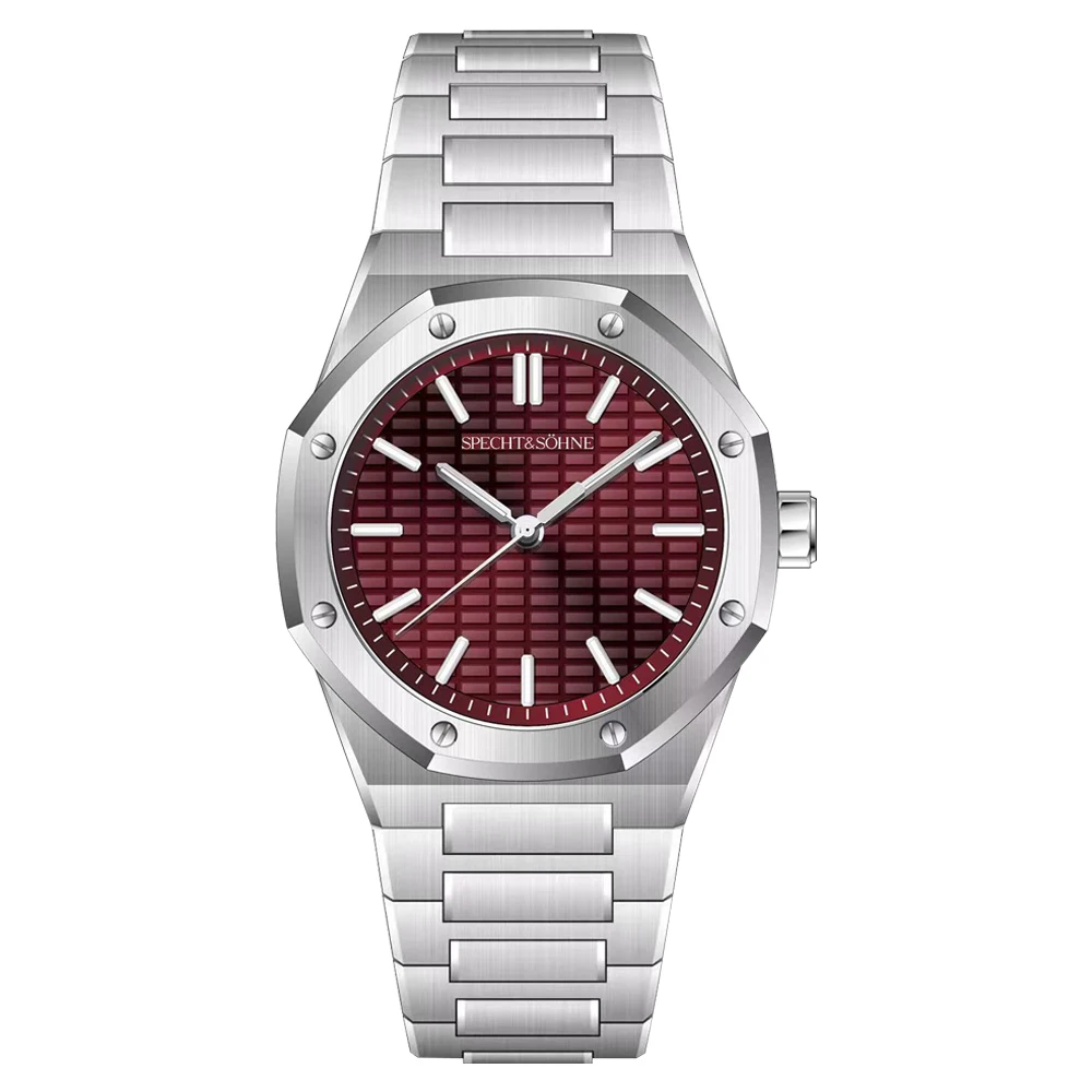 Nieuwe 2025 Mode Zeldzame Specht & Söhne Herenhorloge Ultradunne 38 MM Staal Saffierkristal VH31 Quartz Horloge Relogio Masculino