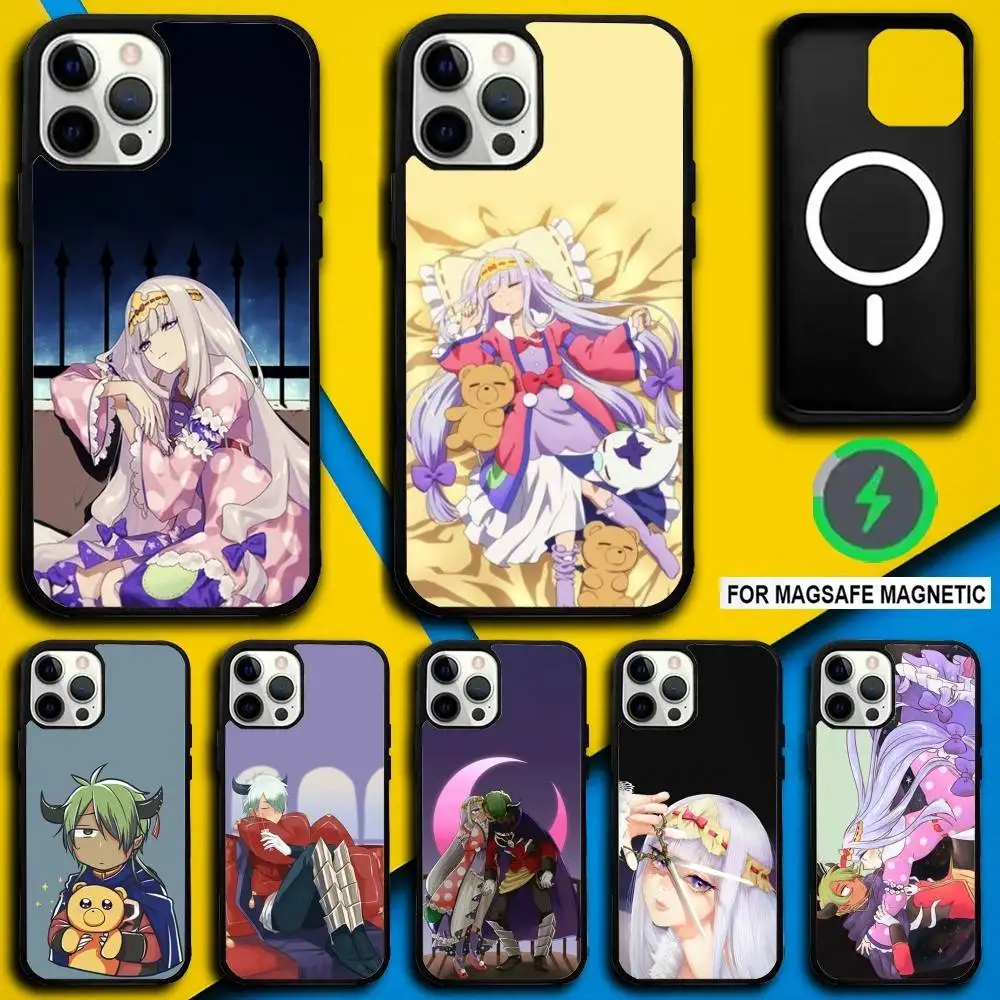 

Sleepy Demon C-Castle Phone Case For iPhone 17,16,15,14,13,12,11,Pro,Max,Plus,Mini,SE4,E Magnetic Magsafe Wireless Charging