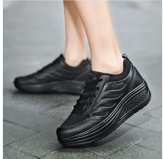 2021Designer White Platform Sneakers Casual Shoes Women Tenis Feminino Women Wedges Shoes Footwear Basket Femme Trainers Women