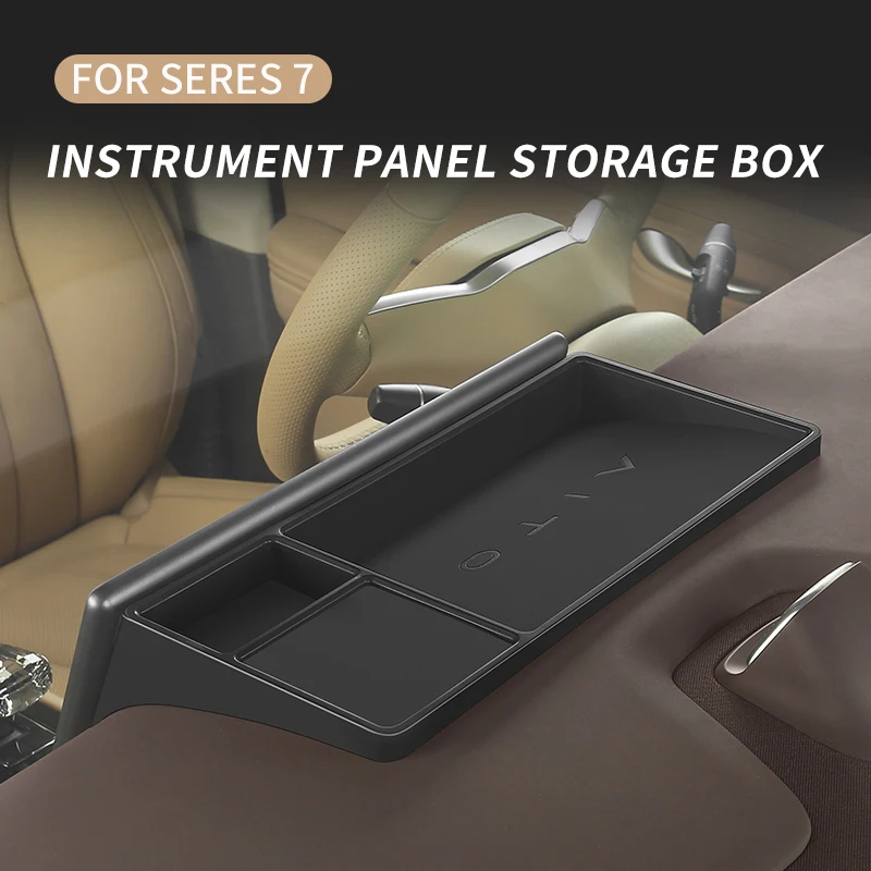 Car Instrument panel storage box For SERES 7 HUAWEI AITO M7 Center console Storage tray ETC tissue bracket tray inter accessorie