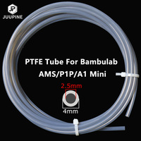 Teflonto Pipe for Bambu Lab P1P AMS A1 mini 3D Printer PTFE Tube Bowden Extruder 1.75mm ID2.5mm OD4mm Bambulab Filament Parts