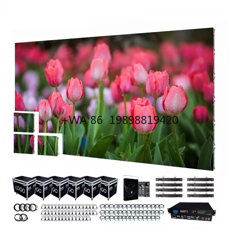 تخصيص رائجة البيع في الهواء الطلق P3.91 P4.81 شاشة عرض LED للإعلان جودة عالية LED جدار الفيديو لموسيقى الحفل الموسيقي