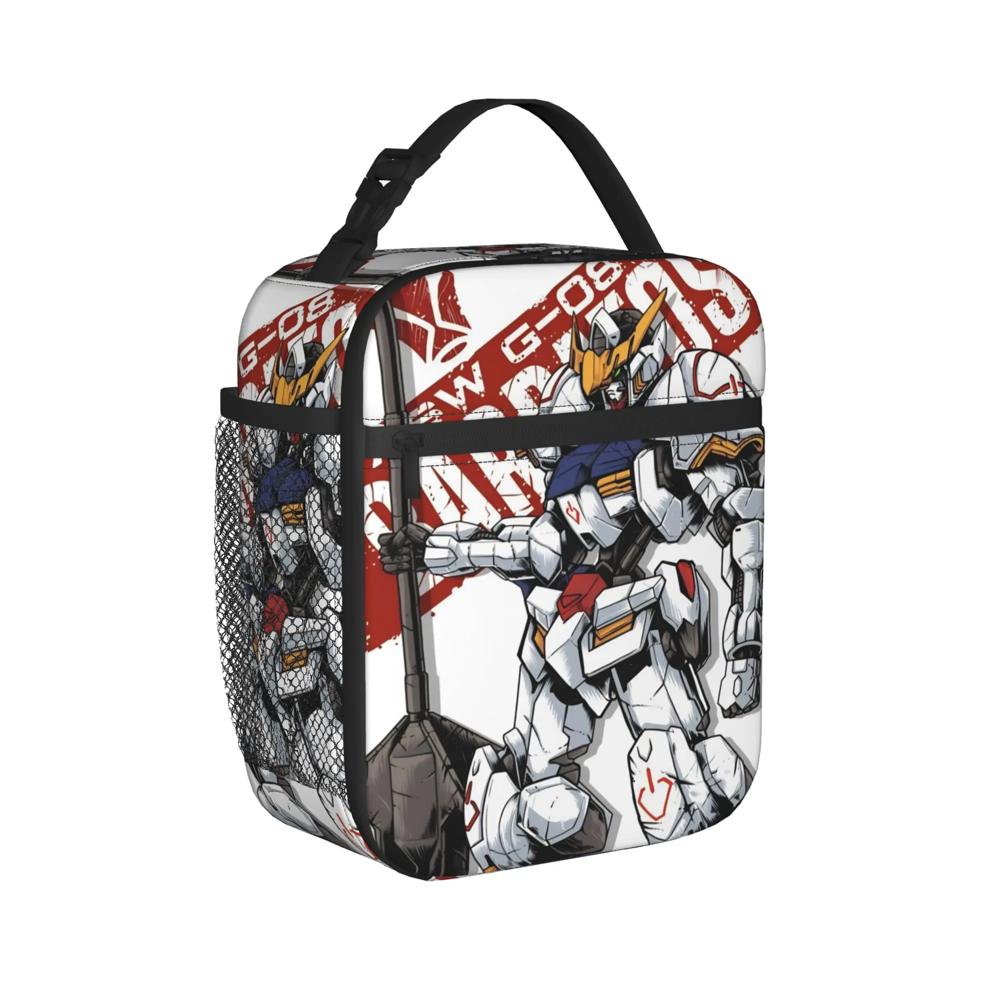 mobile suit gundams Product Insulated Lunch Bag For Picnic  Storage Food Boxes Portable Cooler Thermal Lunch Box