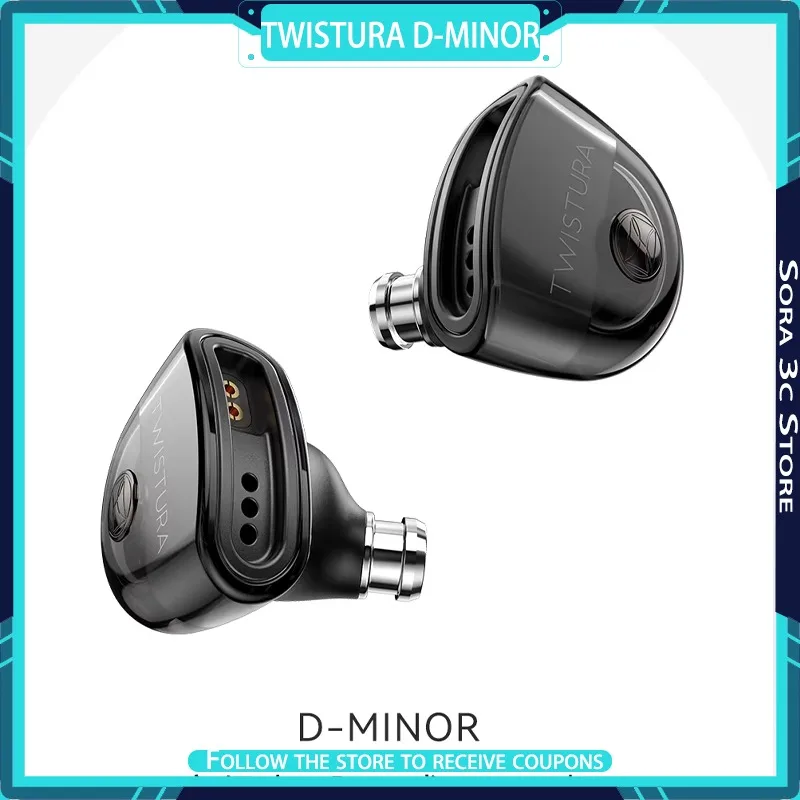 

Наушники-вкладыши Twistura D MINOR HiFi с трансформируемым кабелем, высококачественные музыкальные наушники с декодирующим адаптером