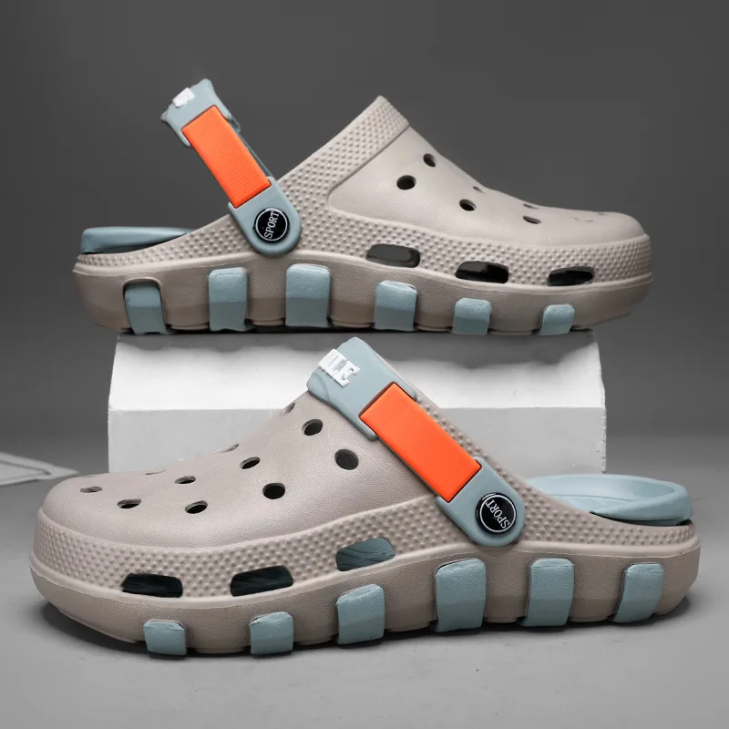 Summer new sandals men's hole shoes men's travel bag head sandals beach shoes casual sandals view 4
