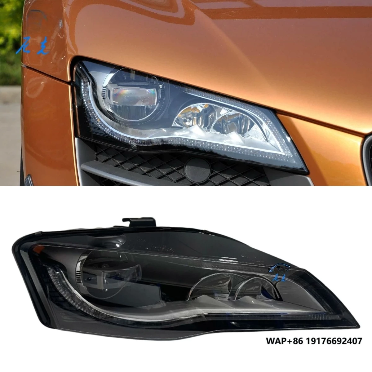 

For ’Audi R8 LED Headlight Assembly 2011-2014 ‘Audi R8 Left and Right Original LED Headlamp Spyder Headlamp GT Car Light
