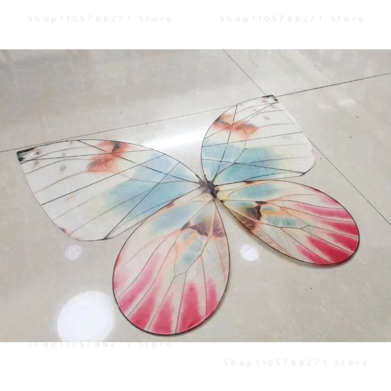 Remote control bionic butterfly commercial performance butterfly lights plus white lights full set to hand fly parachute