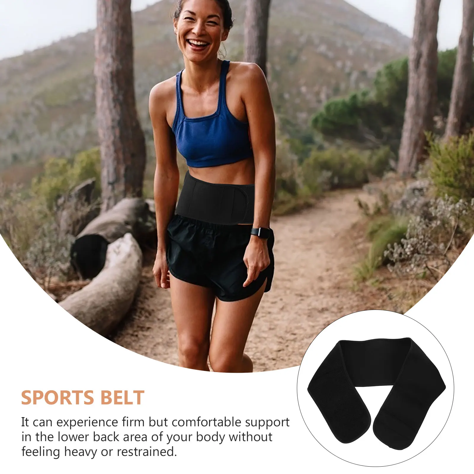 

Sports Waist Support Sweat Girdle Adjustable B Summer Brace Lower Back Lumbar Belt Firm Posture Reduce