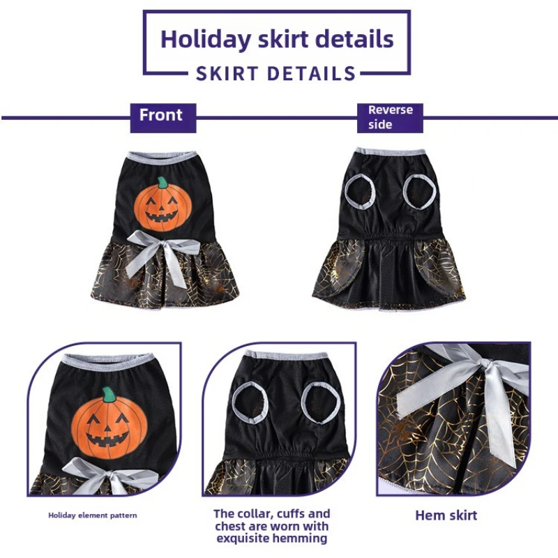 Dog Dress Halloween Wizard Funny Batdress Christmas Pet Costume