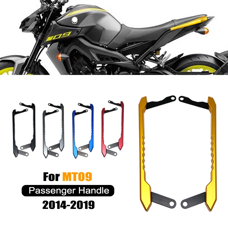 For Yamaha MT09 MT-09 Rear Grab Bars FZ-09 FZ MT 09 2014-2019 2017 2018 Motorcycle Rear Seat Pillion Passenger Grab Rail Handle