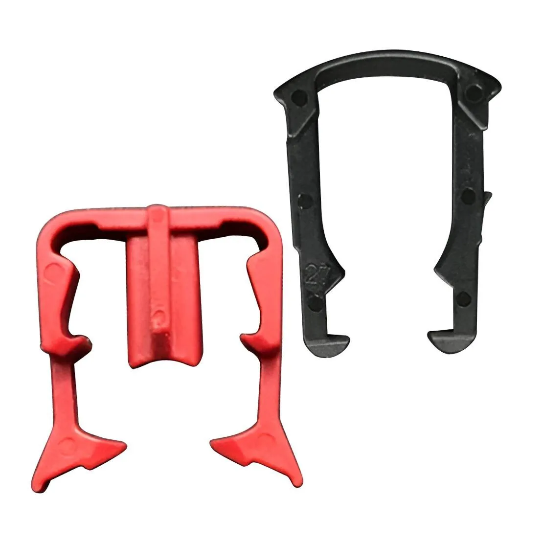 

9.49mm Red & Black External Injector Pump Diesel Filter Fuel Line Hose Retainer Clip Fit For Jeep Wrangler Compass