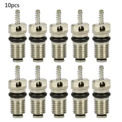 10Pcs Automotive Air Conditioning Cores Needles Repair Kit Needles Assortment 134a Refrigerant Car AC R134A Valve Core