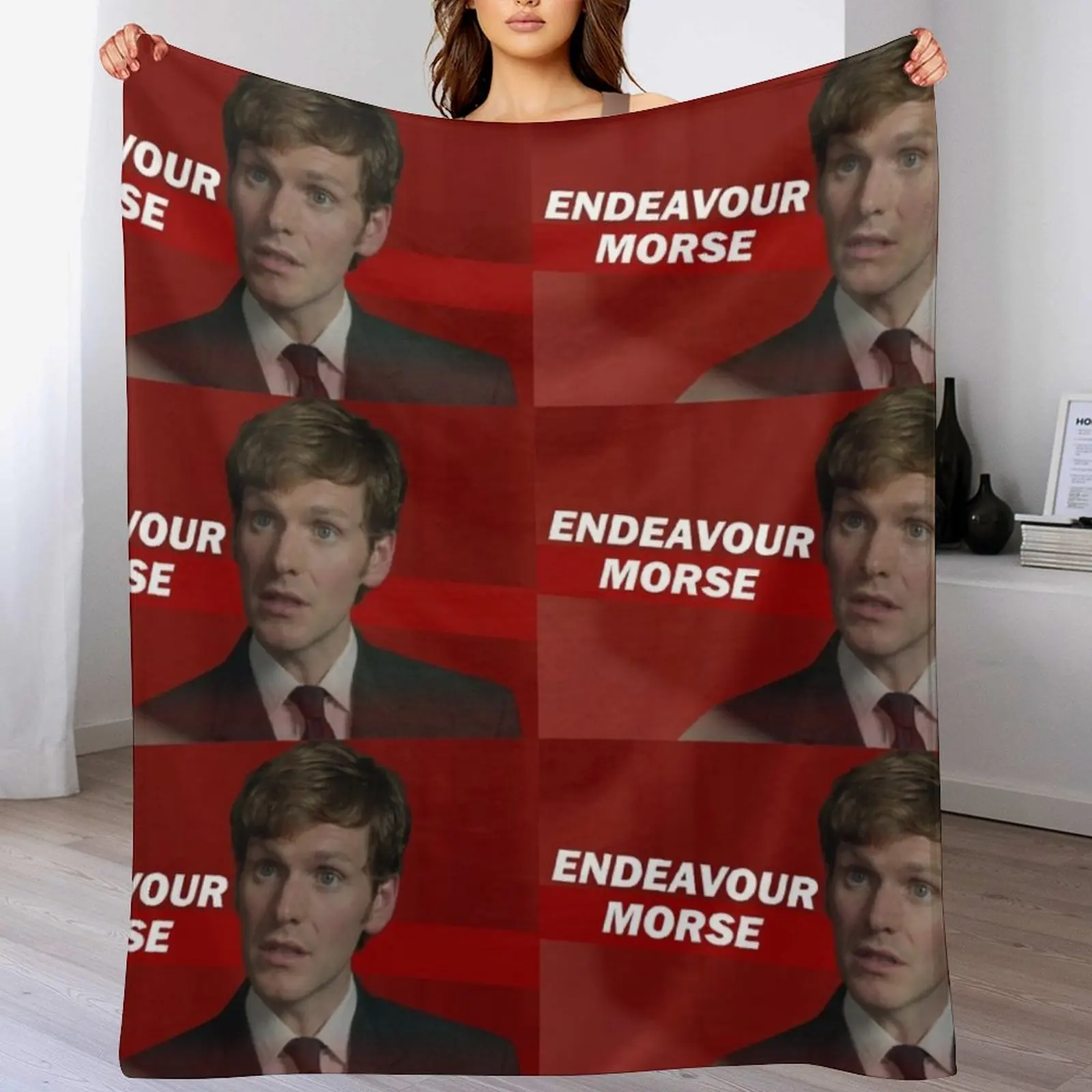 Endeavour Morse- Brooklyn 99 Intro Style Throw Blanket Luxury Thicken Multi-Purpose For Sofa Thin blankets ands Blankets