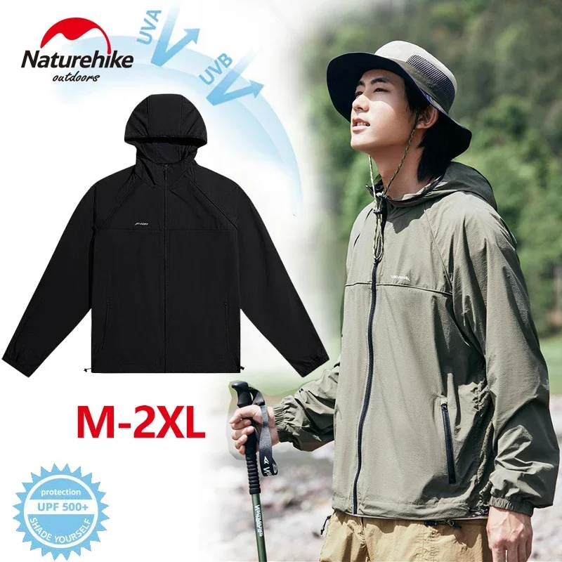 

Naturehike Men UV Blocking Jacket Sun Protection Coat Summer Windbreaker Sunscreen Hooded Sportswear Waterproof Quick Dry