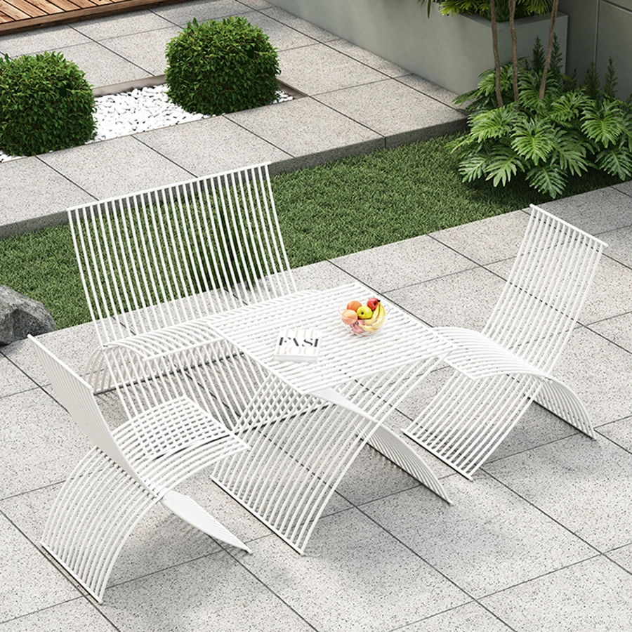 Pool Lounge Outdoor Furniture Sets Sectional Back Yard Patio Furniture Sets Home European High Quality Mueble Gardin Home Decor