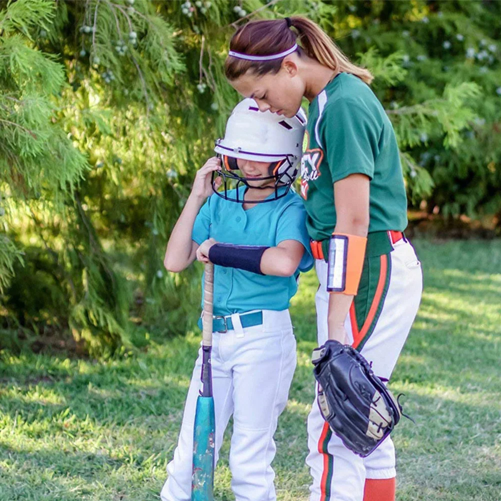 2 uds equipo de entrenamiento de Softbol pulsera de fútbol Playbook béisbol pulseras de poliéster