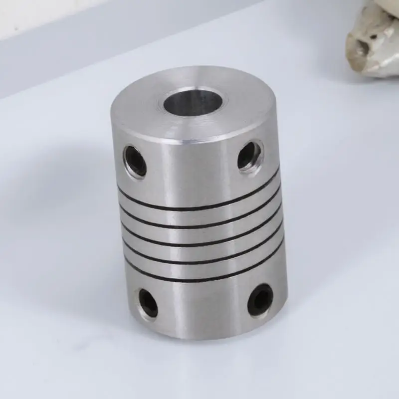

2Pcs 3D Printer Shaft Couplers Flexible Stainless Steel Stepper Motor Joint Connector Coupling 5x8x25mm