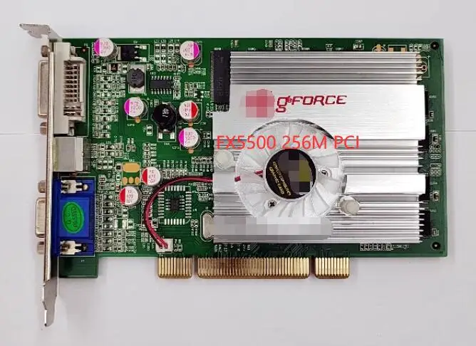 

FX5500 PCI Graphic card DDR 256M PCI Graphics card New PCI Video Card with CRT DVI S-Video