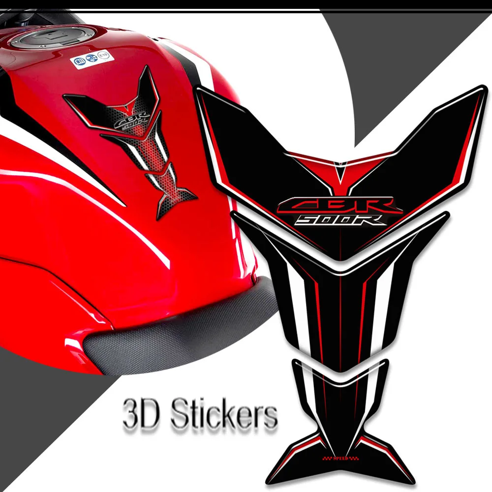 

For Honda CBR 500 R 500R CBR500R HRC Gas Fuel Oil Kit Knee Fender Tank Pad Protection Fireblade Motorcycle Stickers Decals