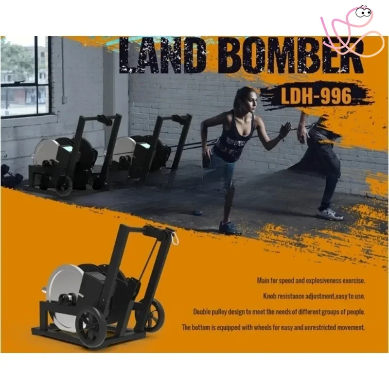 fitness Run Rocket - Sprint Resistance Training Equipment for professional athletes overspeed training machine