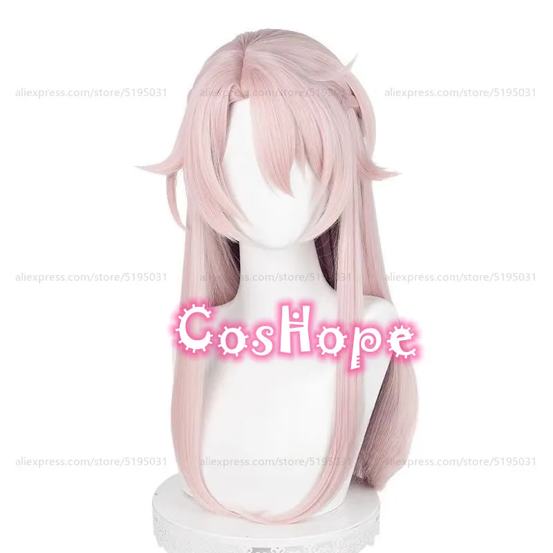 JIAO QIU parrucca Cosplay donna 68cm capelli lunghi parrucca sfumata rosa Cosplay Anime Cosplay parrucche sintetiche resistenti al calore