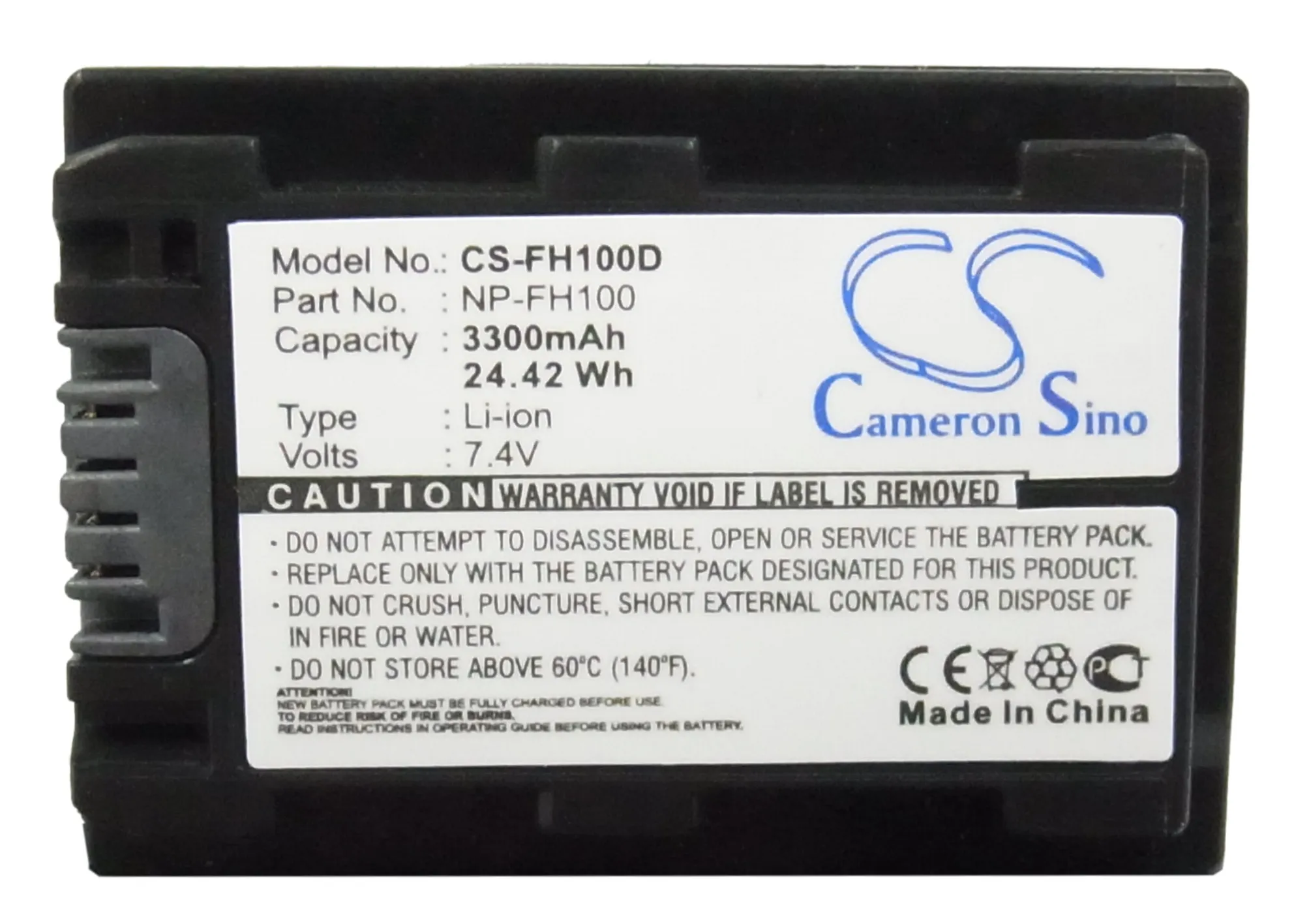 Battery For DCR-SR80E DCR-DVD602E DCR-HC38E DCR-SR82E DCR-DVD510E HDR-CX12E DCR-HC46 DCR-SR100E DCR-DVD506 DCR-HC37  DCR-SR72E