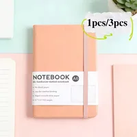1‑Pack / 3‑Pack Hardcover Ruled Journal, Faux Leather Diary Notebook, 100 GSM Thick Lined Paper Writing Notepad for Office Work, Business Use for Men and Women