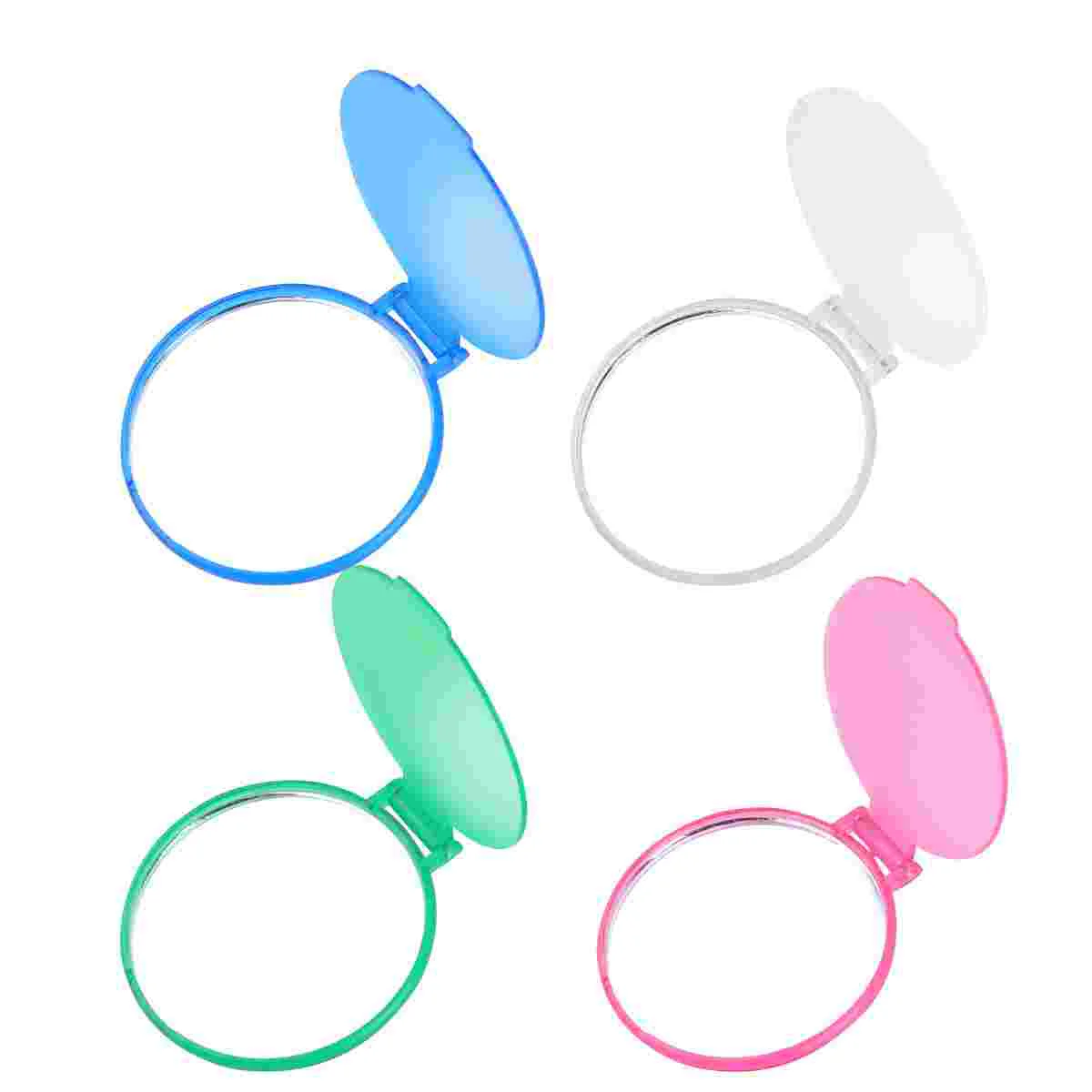 12pcs Round Foldable Mirrors Mini Mirrors Portable Makeup Mirrors Outdoor Pocket Mirrors for Girls