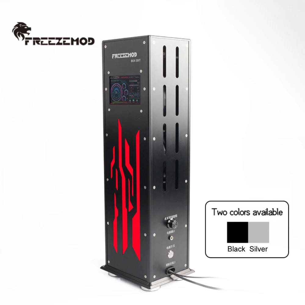 

FREEZEMOD универсальная настольная система водяного охлаждения AIO набор для охлаждения жидкости двухслойный медный ряд 45 мм ЖК-дисплей