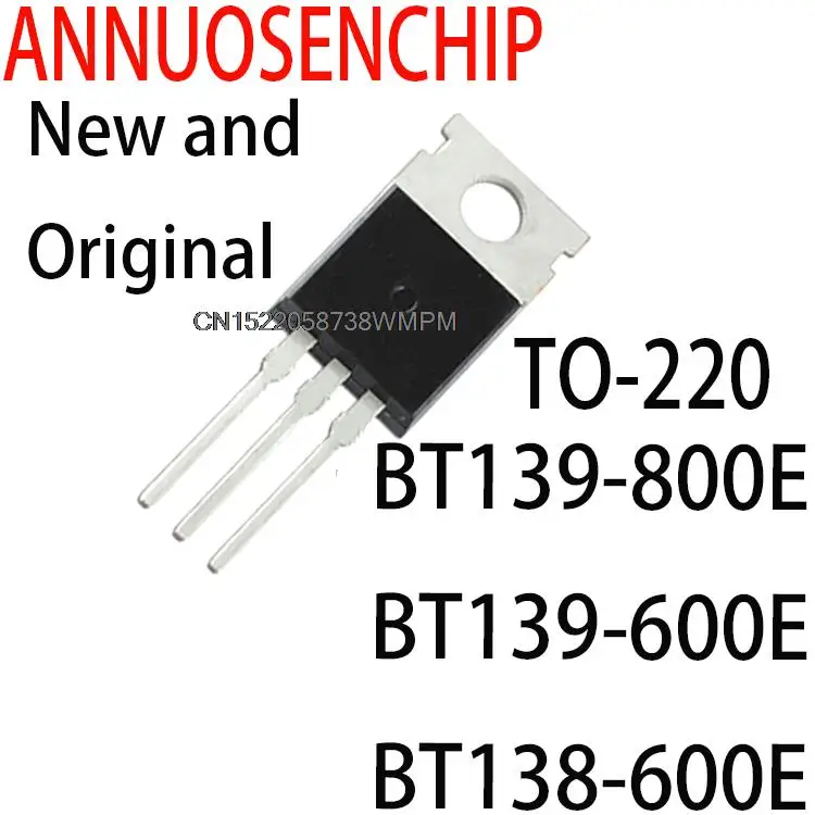 100PCS New and Original BT139 TO-220 BT139-800E BT139-600E BT138-600E BT138-800E BT137-600E BT137-800E BT136-600E BT136-800E 