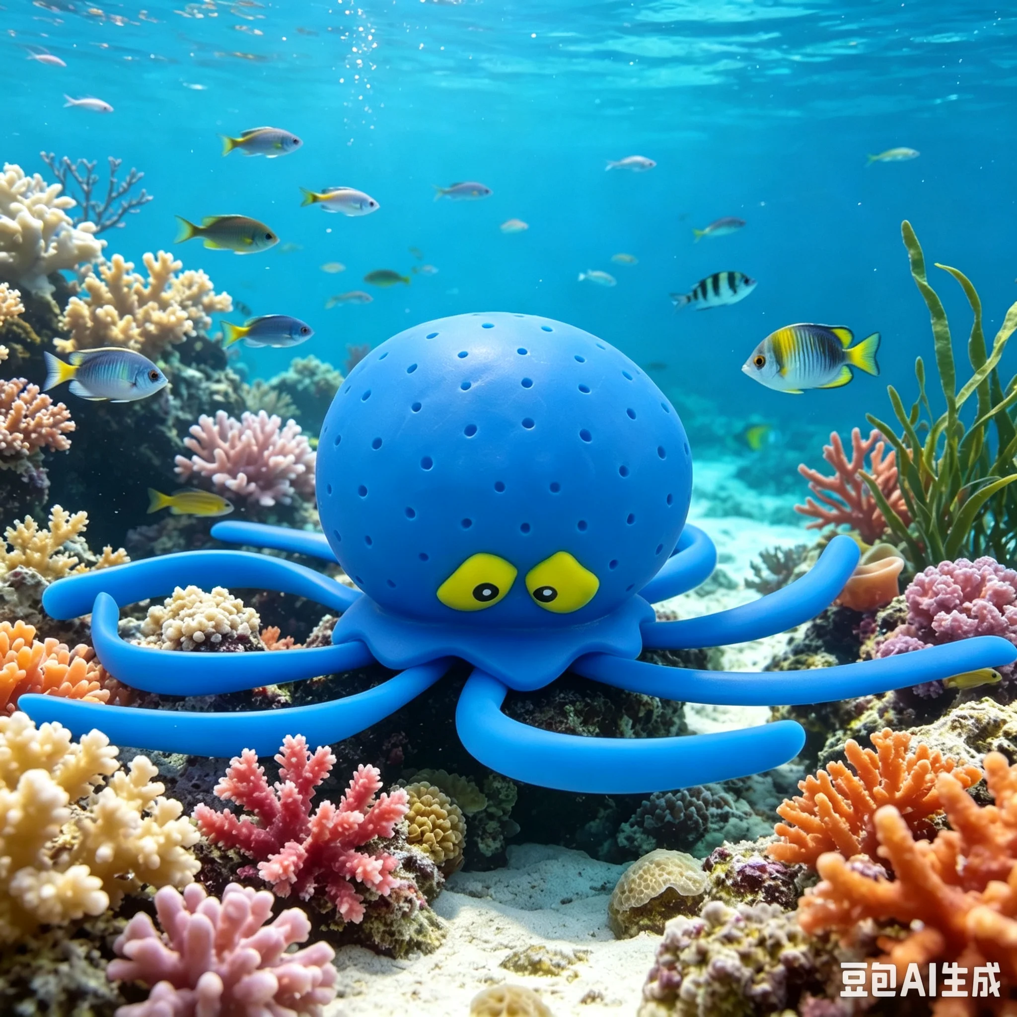 1/4pc Baby Bath Toys Sponge Water Absorbing Octopus Squeezing Stress Relief Toy Summer Swimming Play Water Bath Toy for Children