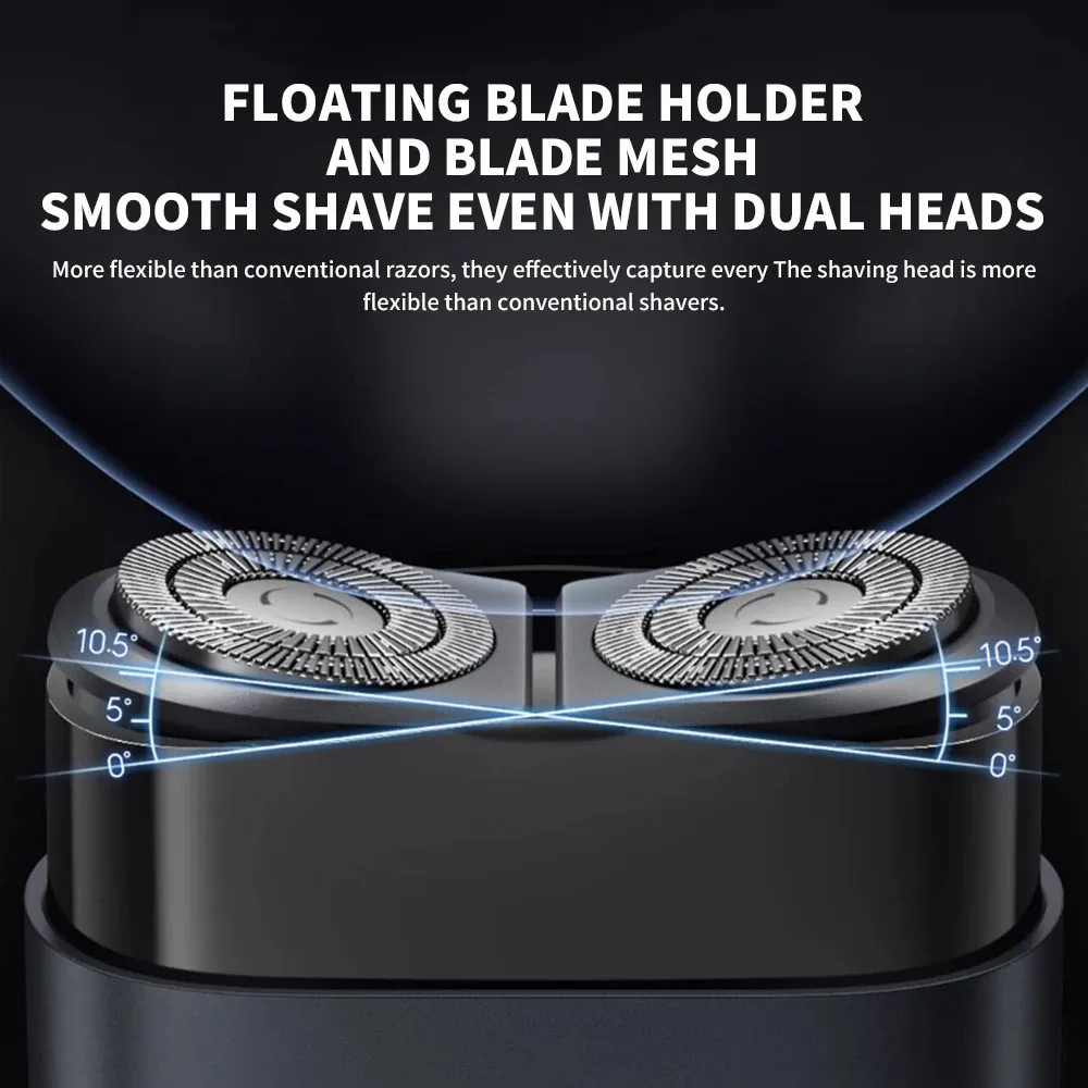 2026 MIJIA Electric Shavers S600 Portable Razor Men Type-C Rechargeable Shaving Beard Machine Trimmer Dry Wet Shaving Washable
