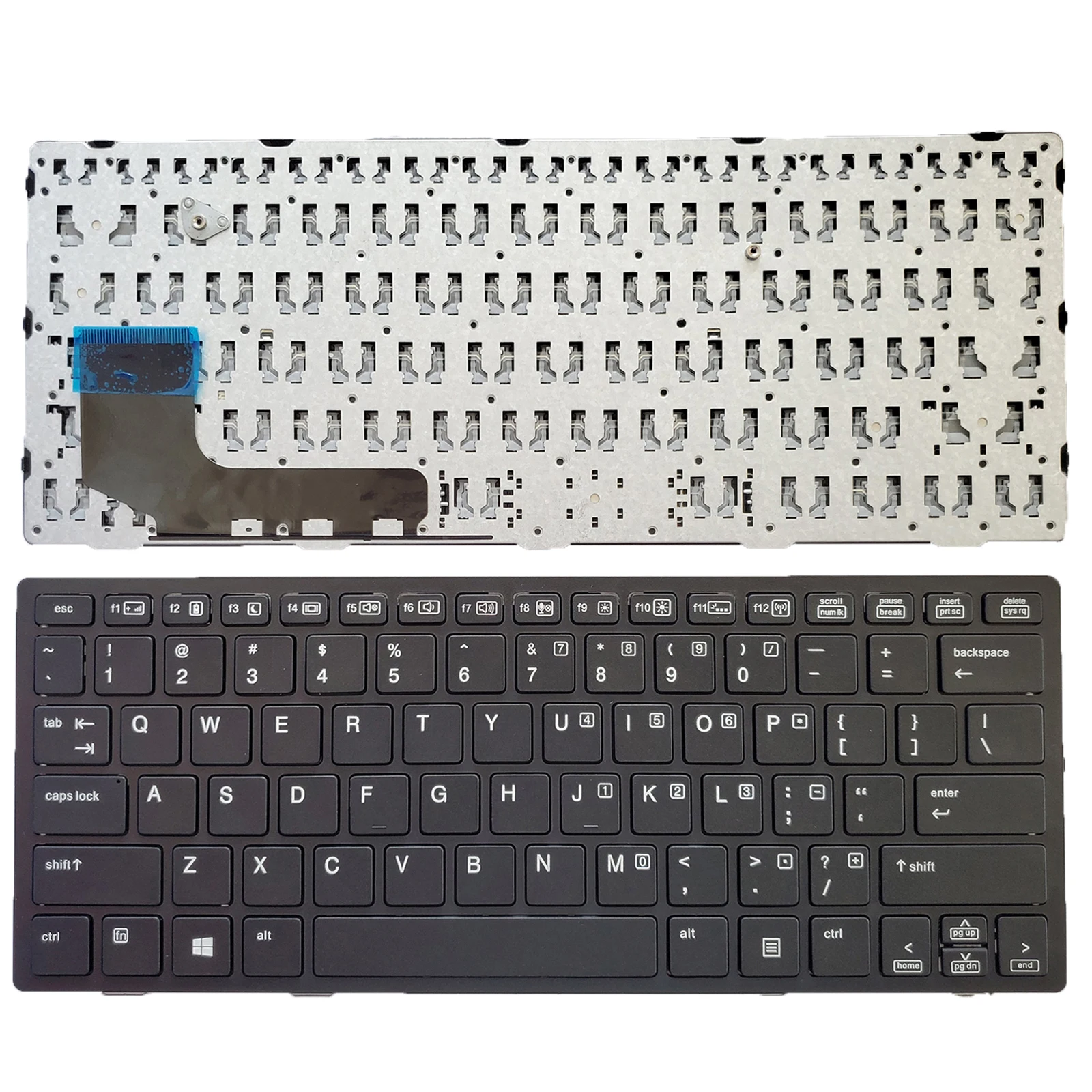 

New US Keyboard For HP EliteBook 810 G1 810 G2 810 G3 BLACK NO Backlit