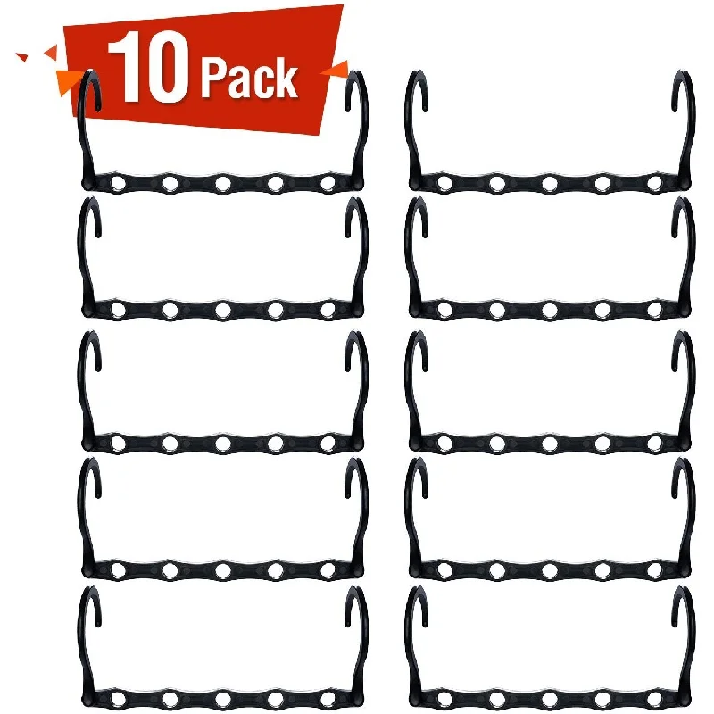 

Multifunctional Black Plastic Hanger with 360-Degree Rotation – Space-Saving Design for Efficient Organization