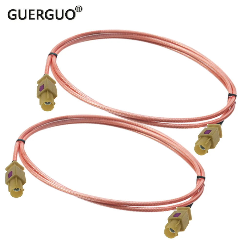 Fakra K RAL 5005 Male And Female GPS Antenna Extension Cord RF Coaxial RG316 Cable Pigtail for Car GPS Telematics Navigation