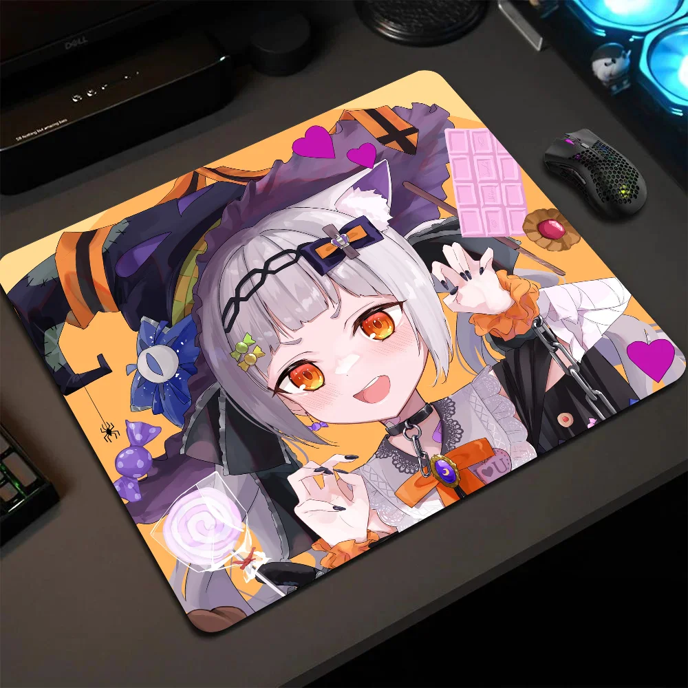 

Murasaki Shion Hololive Girl Anime Mousepad Small LockEdge Mouse Pad For Gamers Computer Desk Pad Anti-slip Rubber