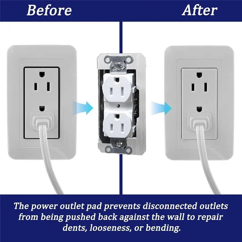 ABUP-Wall Plate Spacers,5Pcs Receptacle Spacers Shims Leveler,Metal Flush Fit Device Leveling Plates For Repairing And Fixing