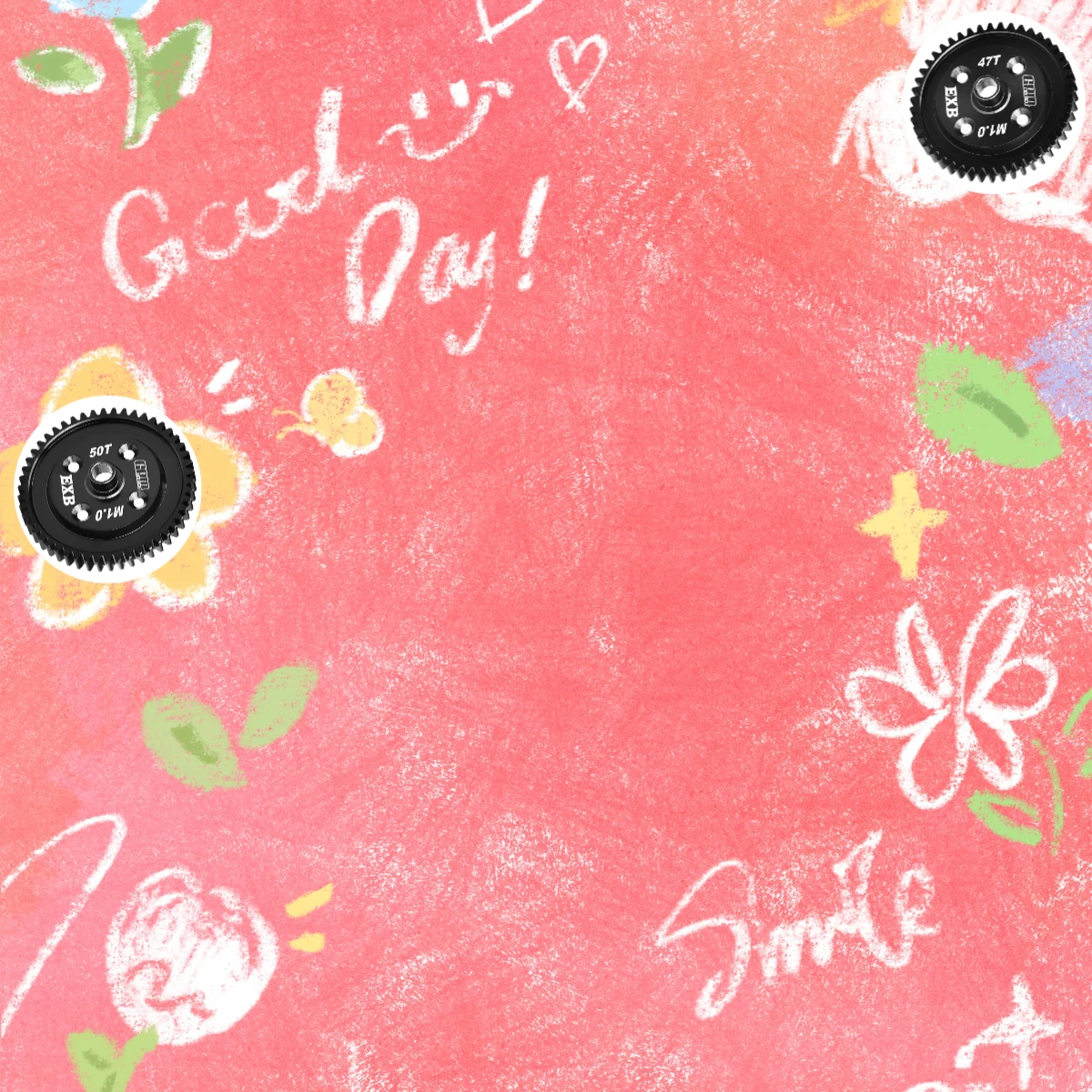 

20CrMnTi Steel Center Diff Spur Gear 47T/50T 1.0Mod For 29mm Diff Case For 1/8 Kraton EXB V6