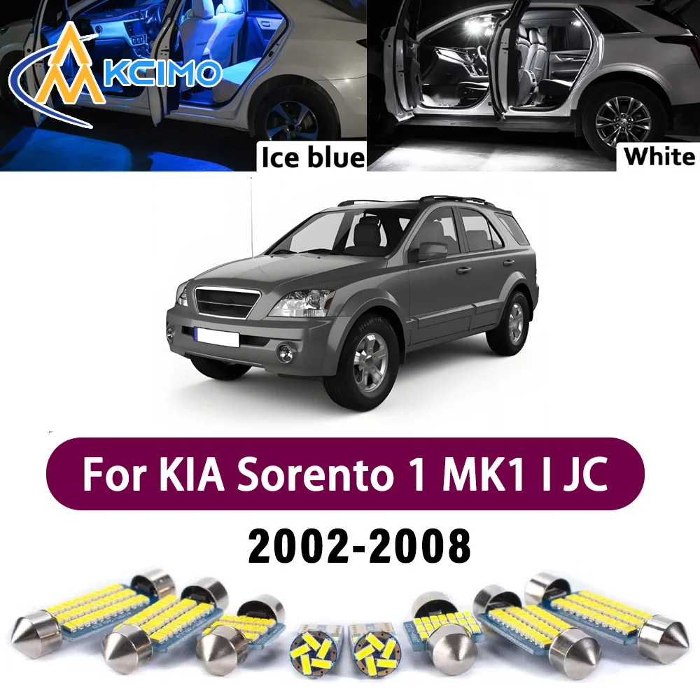 

High-Quality Light Bulb For KIA Sorento 1 MK1 I JC 2002-2008 Premium Easy Install Bright LED Interior Dome Map Trunk Lights