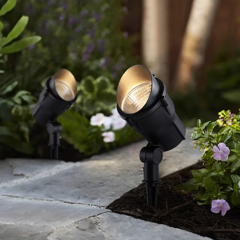 LED Spotlight Outdoor Spike Lawn Lamp Waterproof Landscape Lighting floodlights Path Garden Grass Ground Lighting