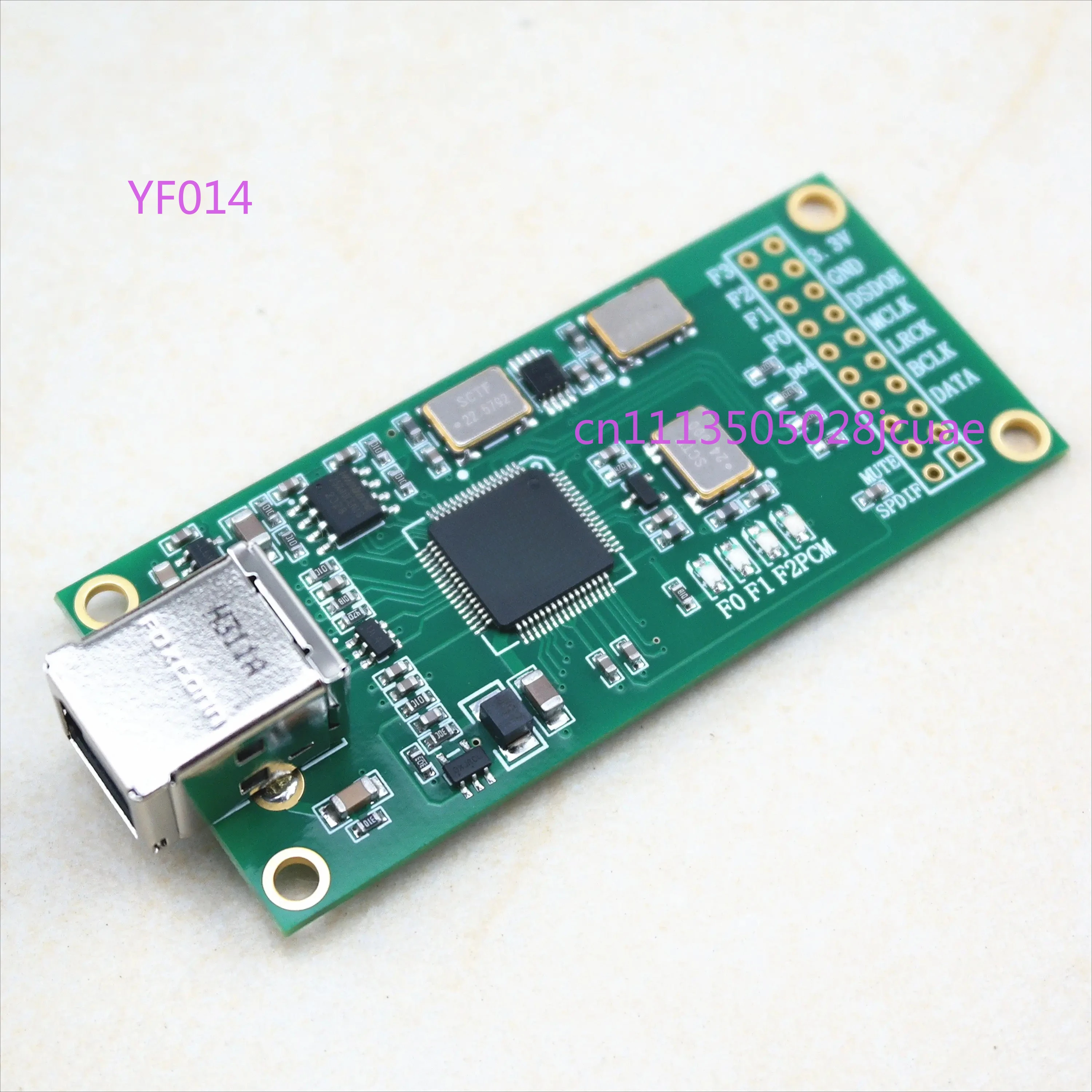 XU208 XMOS USB Digital Audio Interface Asynchronous Daughter Card Compatible with Amanero
